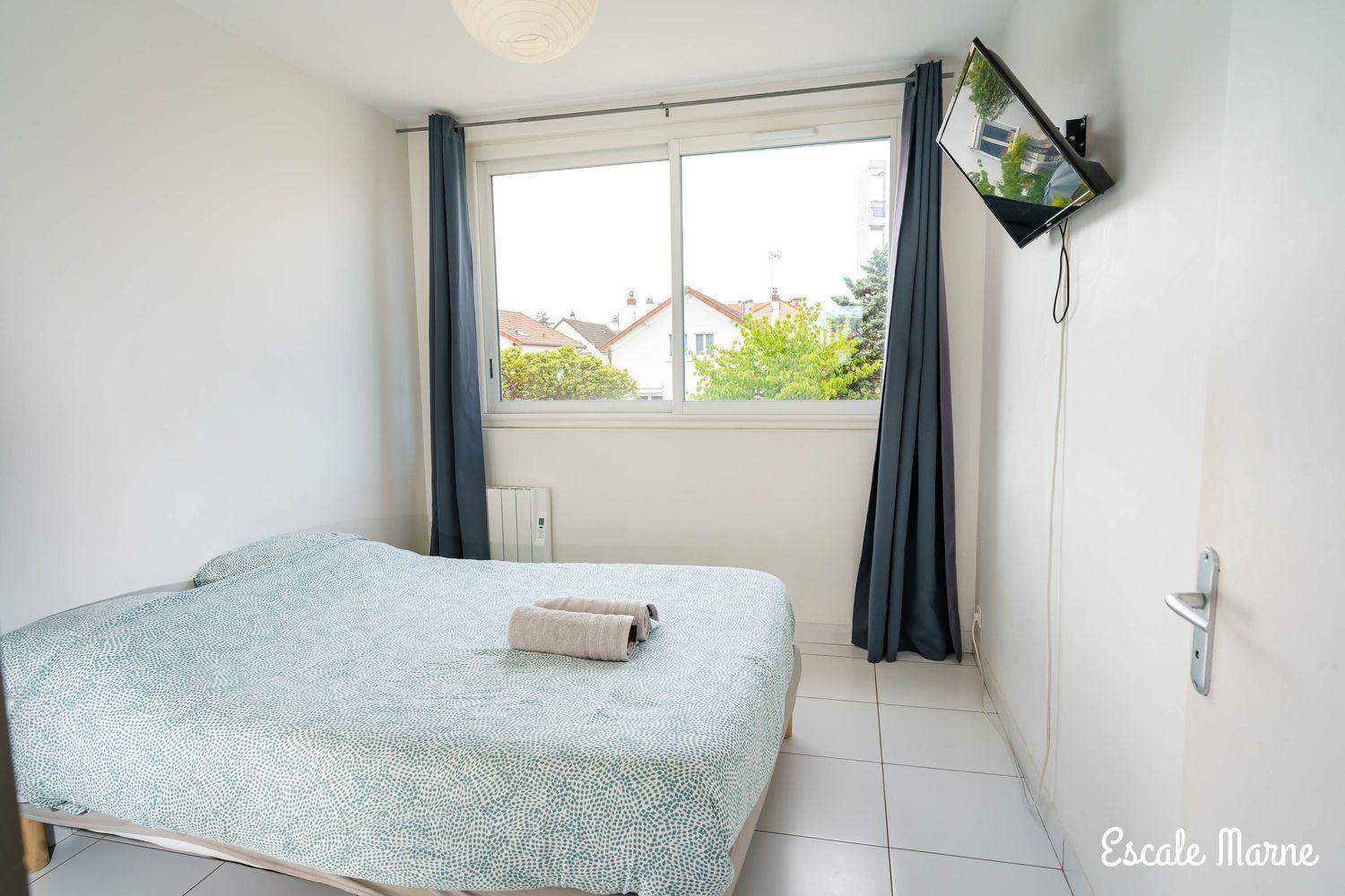 Parking Rue Gratuit - 20 Pourcent Sur Escale-marne,fr - De 1 A 4 Personnes - 10mn Metro 8, Rer A, Lit, Canape Convertible, Cuisine, Lave Linge - Garde A Bagage Gratuite 24-7 - 1er Etage * Maisons-Alfort