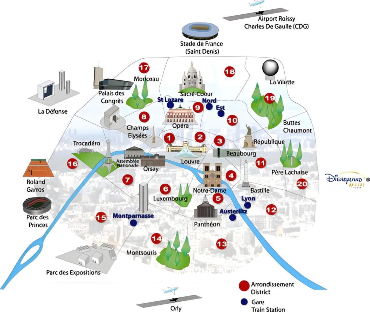 Apartment Parking Rue Gratuit - 20 Pourcent Sur Escale-marne,fr - De 1 A 4 Personnes - 10mn Metro 8, Rer A, Lit, Canape Convertible, Cuisine, Lave Linge - Garde A Bagage Gratuite 24-7 - 1er Etage *